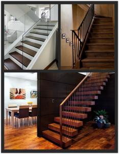 Quality prefinished walnut solid wood stair tread wholesale