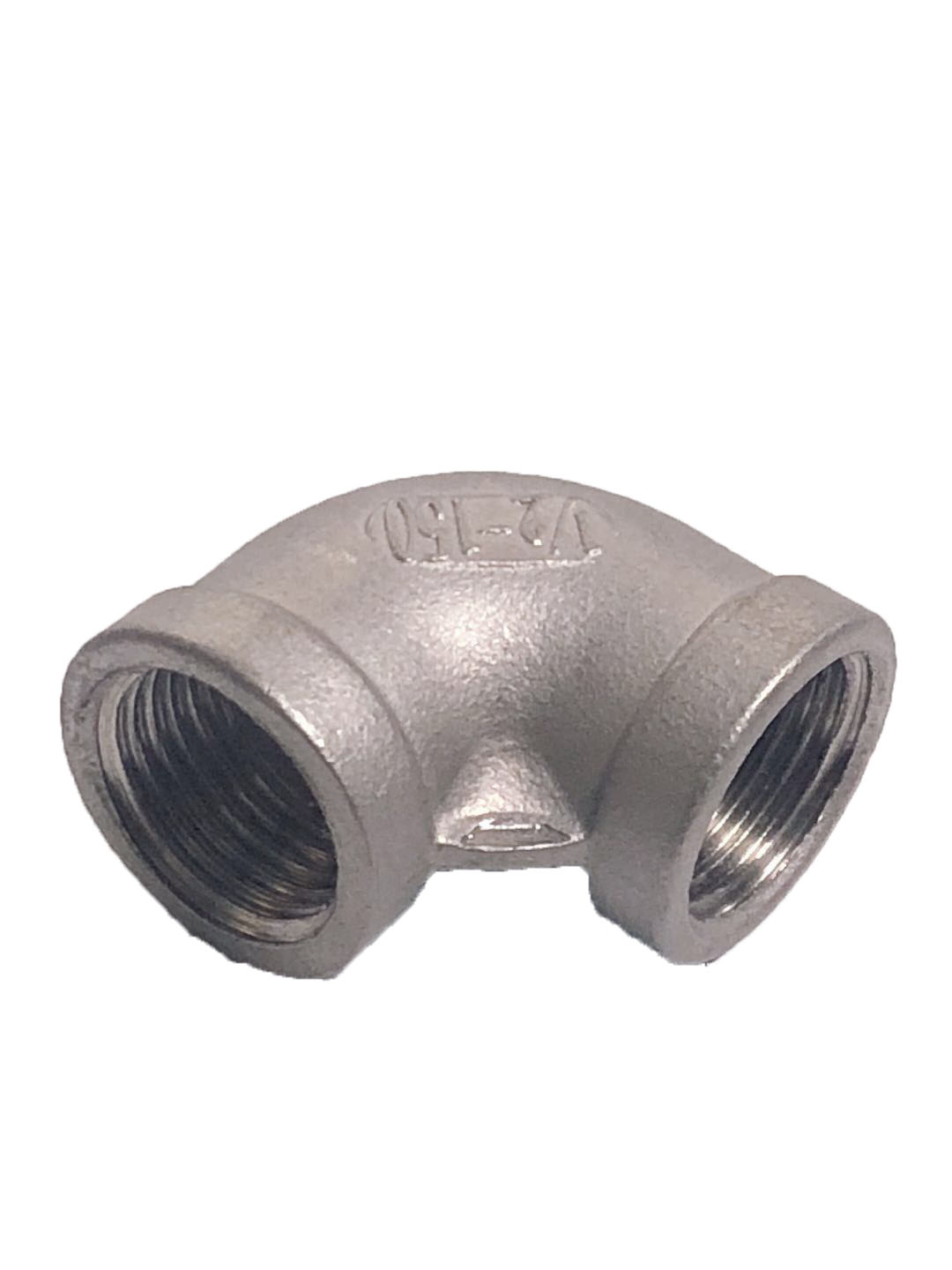 1/4''-4.0'' Equal Sanitary Stainless Steel 201 304 90 Degrees Elbow Female Pipe Fitting