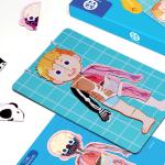 Magnetic Educational Puzzle Human Body Internal Anatomy Montessori Homeschooling