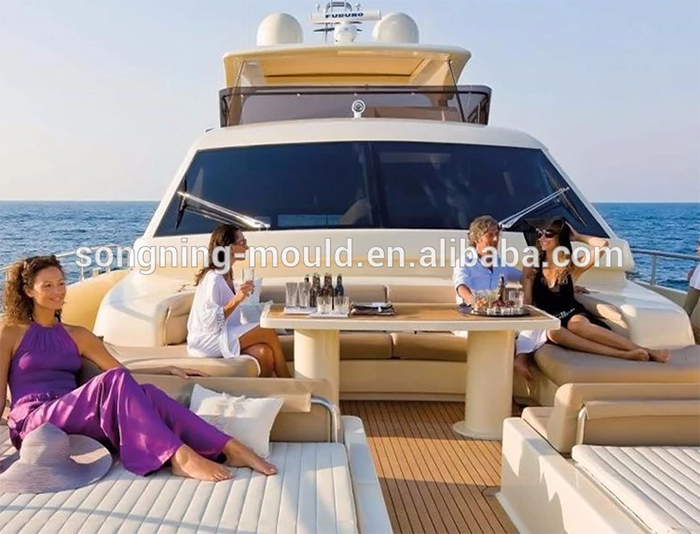 Teak Wood Anti-Corrosion Boat Deck Soft PVC Synthesis Yacht Decking for Modern Design