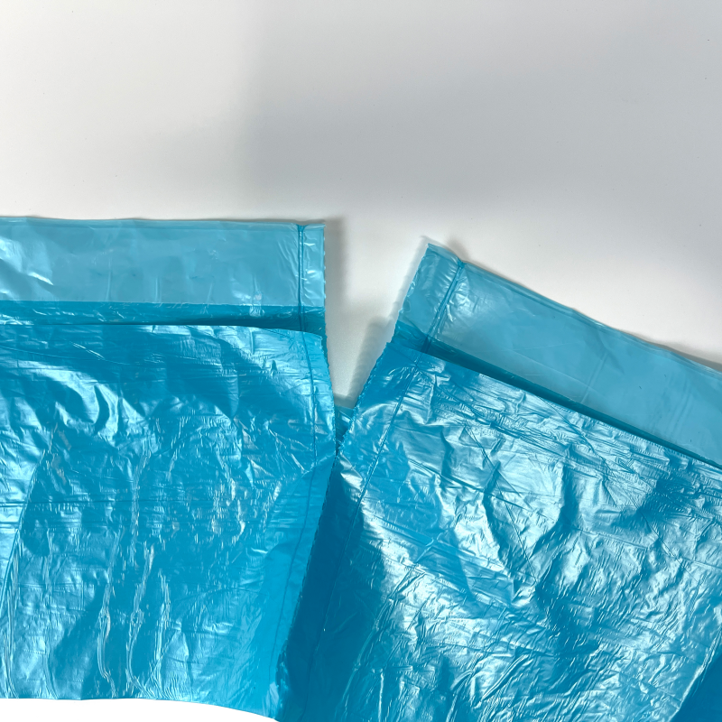 5-50 Micron Thickness PE Plastic Drawstring Trash Bag Roll for Clear Garbage Packaging