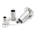 Silver WZ Hydraulic 304 316 Stainless Steel Quick Hose Connector Ferrule DIN