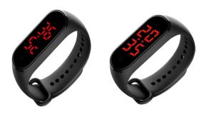 China Charge Battery Bluetooth ECG Temperature Measuring Bracelet on sale