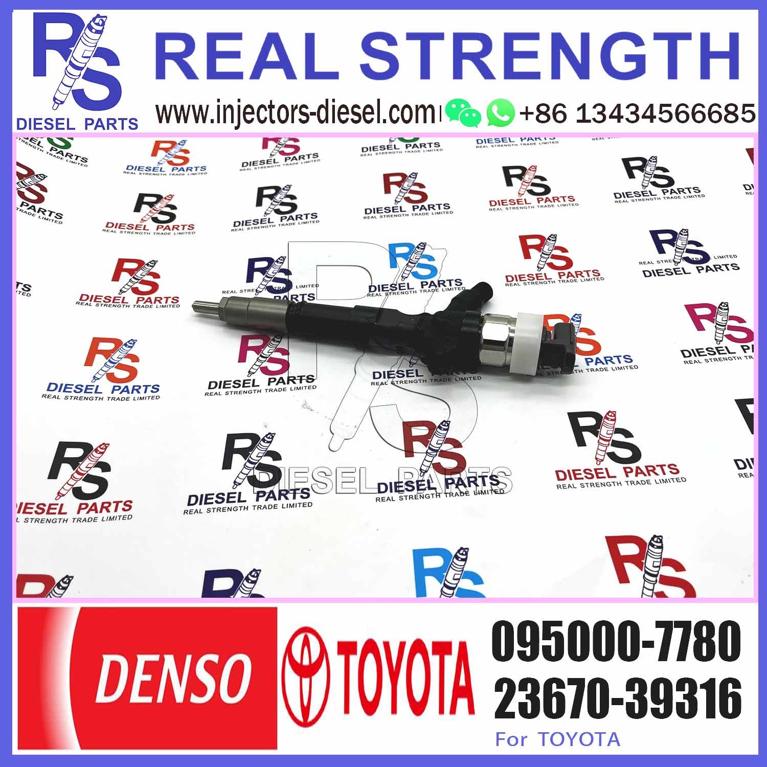 23670-30280 095000-7780 9709500-778 To yota Hilux Prado 1KD-FTV injector Diesel fuel Injectors Den so common rail inject