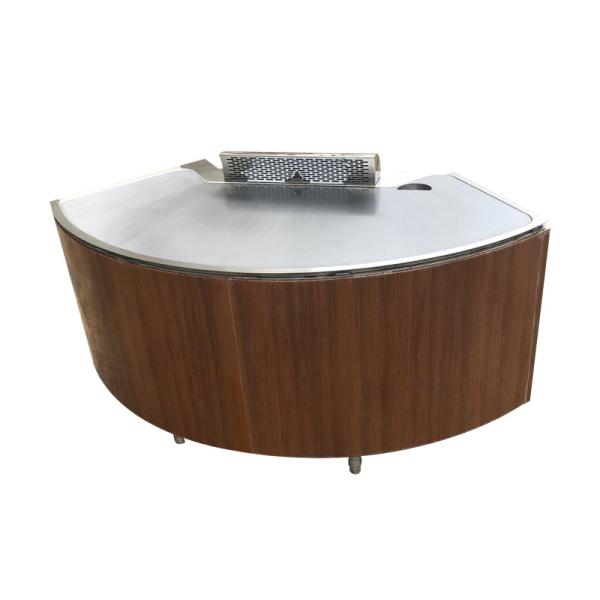 Commercial Restaurant Japanese Fan Shape Outdoor Grill Equipment Teppanyaki