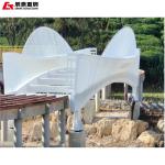 Prefabricated Steel Truss Pedestrian Bridge Lightweight Structural Steel Bridge
