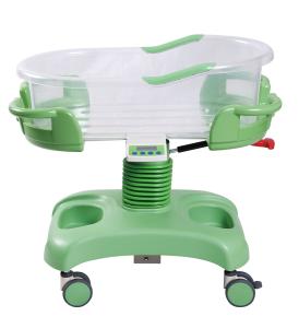 Quality Hospital Gas Spring ABS Baby Crib Cot Loading Capacity 60 Kg wholesale