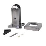 Simple Design Glass Railing Clamp for Glass Fence Pool Balustrade Aluminum