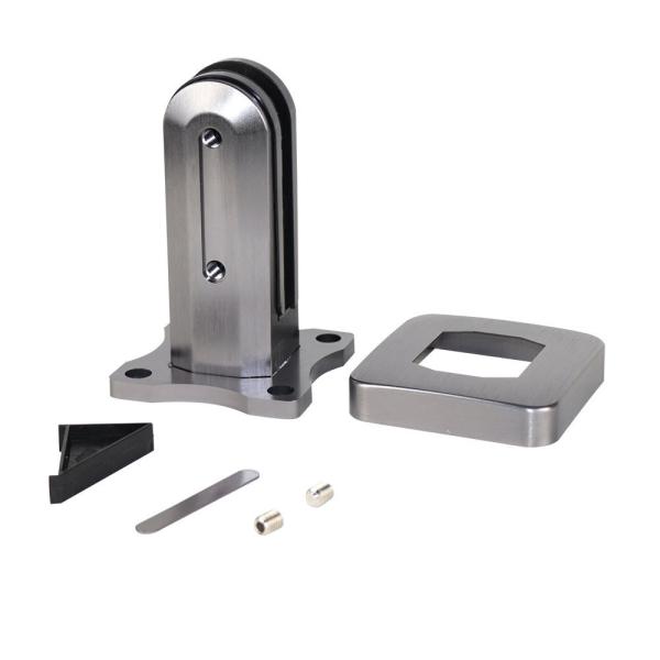 Aluminum Alloy Exterior Swimming Pool Glass Clamp for Balustrade Mounted on