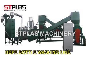 Quality HDPE Shampoo Bottle Plastic Washing Recycling Machine With Siemens Motor 1000kg/h wholesale