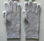 Waffle Stitch Knitted Gloves With Fingers Warm One Size Cashmere Material