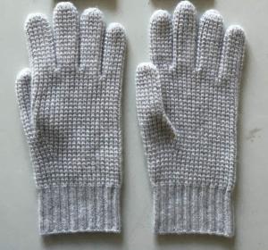 Quality Waffle Stitch Knitted Gloves With Fingers Warm One Size Cashmere Material wholesale