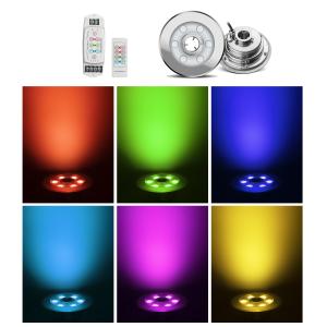 Quality DC24V 500ma 12W Color Changing Fountain Lights SS316L wholesale