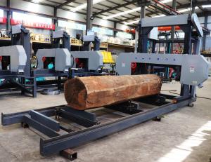 Quality Portable Automatic Sawmill Machine Horizontal Band Sawmill For Hardwood Logs Cutting wholesale