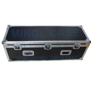 Quality Heavy-Duty Long Utility Flight Cable Case With Wheels (Black) wholesale