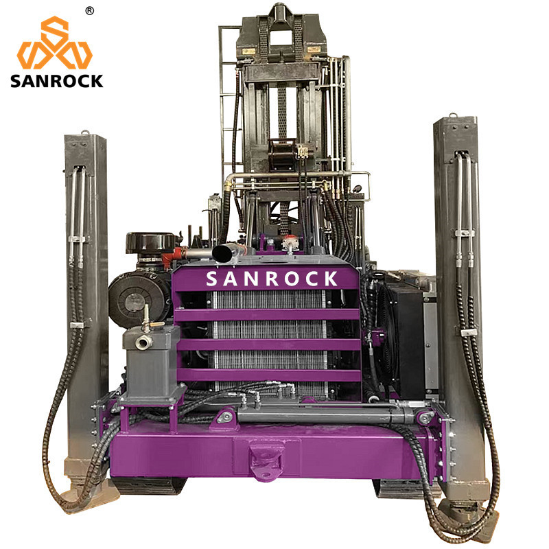 Crawler Water Well Drilling Rig Equipment Rotary Borehole Hydraulic Water Drilling Rig