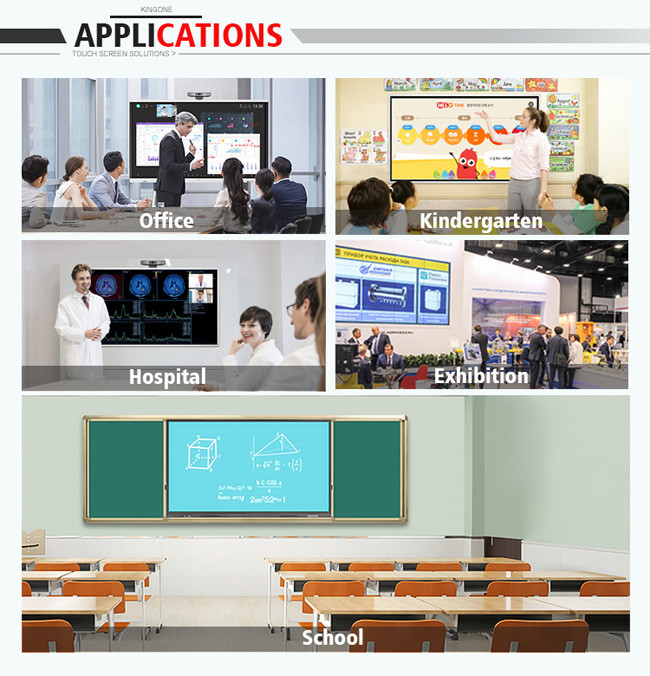 Hospital 86 Inch Interactive Whiteboard Smart Interactive Touch Screen