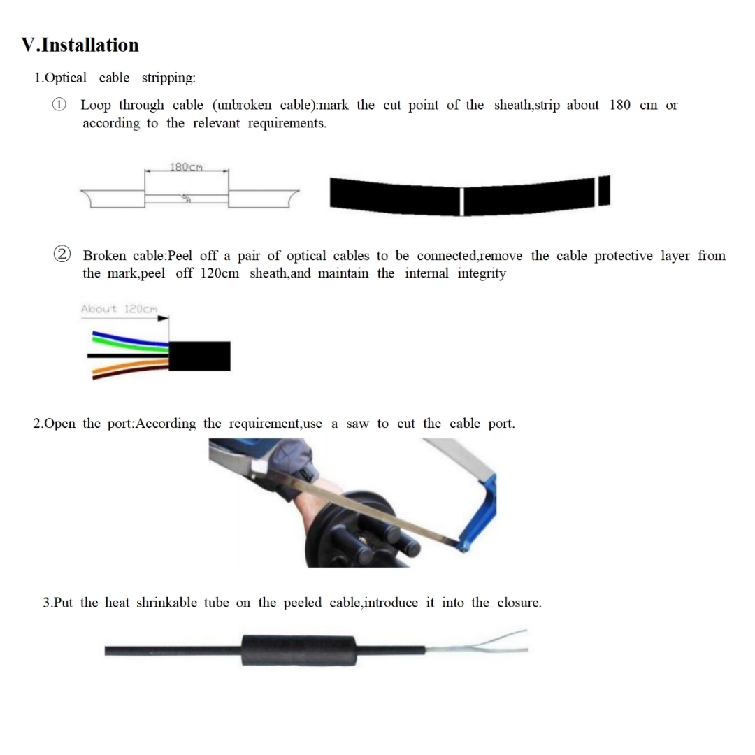384cores IP68 Dome Splice Closure Protection for FTTH GJS-M17/RS-A Fiber Optic Equipment