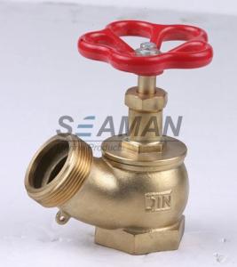 China Copper Fire Hydrant Landing Valve  Oblique Type -  2.5 Male X 2.5 Male on sale