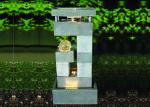 32 Inch Lighted Ornament Stone Waterfall Fountain
