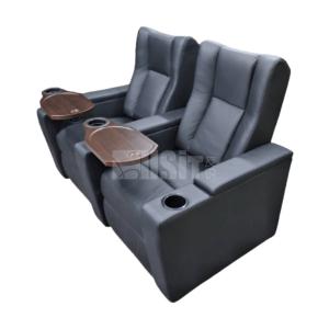 Quality Modern Leather Electric Recliner Chairs Theater Imax Cinema Furniture wholesale