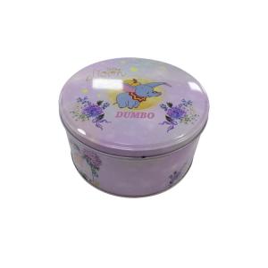 Quality ISO Vintage Round Tin Containers 150*85mm Cookie Tin Container wholesale