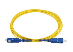 Quality SC To SC 2.0mm Single Mode Fibre Patch Leads , Fiber Optic Patch Cables LSZH 9/125 wholesale
