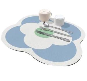 Quality Sustainable Table Decration Placemat for Restaurant Non-slip Dining Plate Dish Mat wholesale