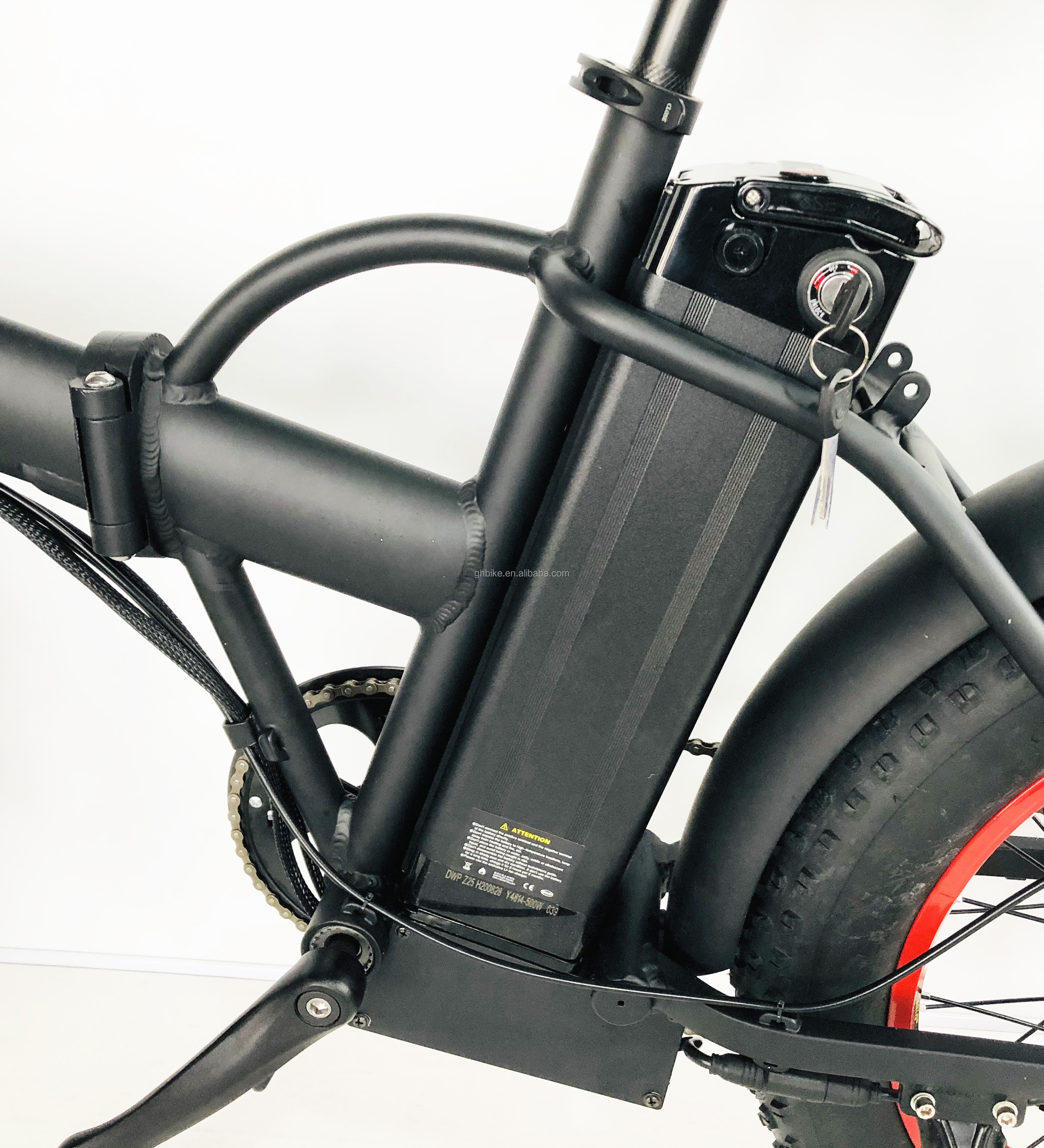 USA UL2849 Onsale 20*4" Big Tire 500W 48V 14AH Lithium Battery Electric Folding Bike