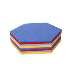 Quality Factory Supply Hexagon Sound Absorbing Polyester Fiber Acoustic Wall Panels wholesale