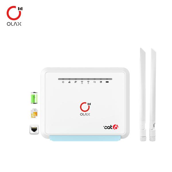 OLAX MC80 CAT6 dual antennas 5000mAh battery B28 2.4G&5.8G wireless bridge