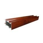 T5 Wood Finish Aluminium Profiles 7.2 Meters Length For Doors Frame