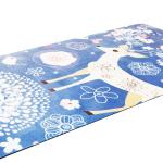 Color Printing Suede Anti-Slip Yoga Mat, Gymnastics Mats, Microfiber mats for