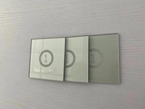 Quality Soundproof 2mm Opaque Touch Screen Printed Glass Lead Free wholesale