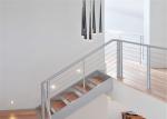 Outdoor Frameless Stainless Steel Railing Balcony Tempered Glass Deck Long