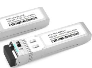 Quality 10G SFP+ 40KM Fiber Transceiver Module 1310/1270NM LC Connector BIDI Module wholesale