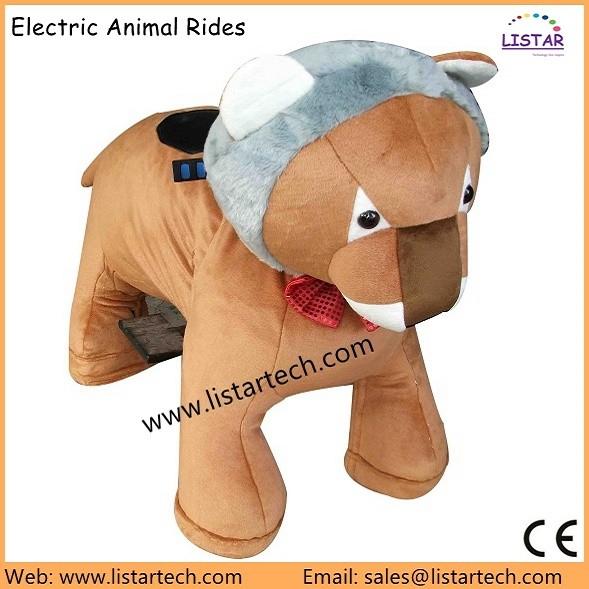 Kids Riding Bikes Funny Game Dolls Walking Toy Animal Lion Battery Power Car for