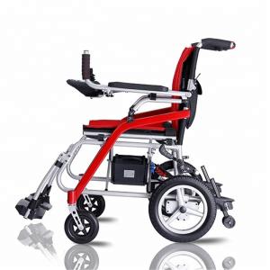 Quality Ultralight Folding Handicapped Electric Wheelchair Rehabilitation for Health Care wholesale