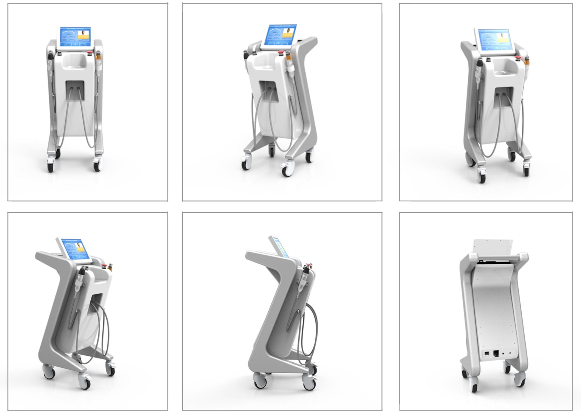 2018 hot sell unique Golden Plating Microneedle Fractional RF Microneedle beauty Machine for ance wrinkle removal in usa