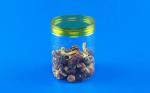 PET Round Plastic Food Containers Environmentally Friendly 80MM Caliber