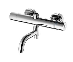 Quality Temperature And Flow Adjustment Thermostatic Faucet Thermostatic Tap Mixer wholesale