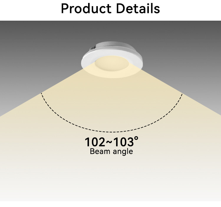 Recessed Led Cabinet Downlight 175lm-213lm Recessed Puck Lights Under Cabinet