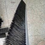 PVC Board Brush Industrial Flocking Strip Brush Front Edge Water Brush