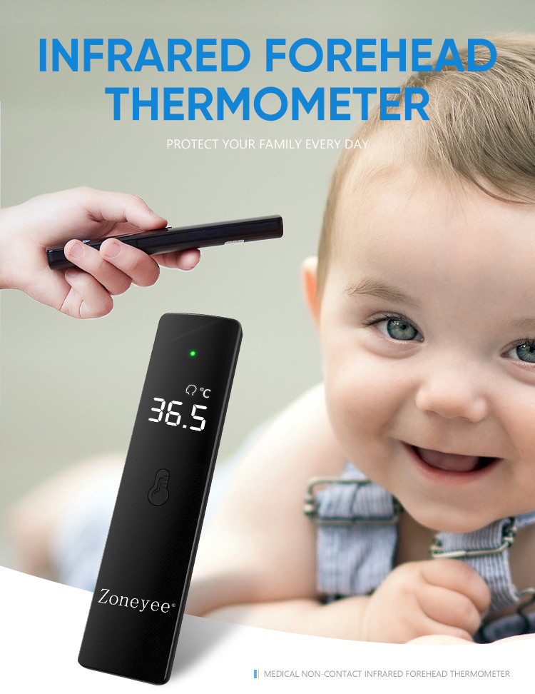 Medical Non Contact Human Body Fever IR Kids Ear Forehead Infrared Laser Digital Thermometer For Adults And Children