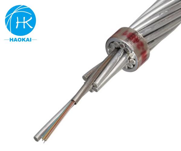 Outdoor OPGW G652d Stranded Ground Wire Fiber Optic Cable 24core 48core 96core