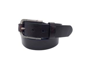 Quality Fashion Mens Casual Leather Belt / 100% Soft Top Grain Genuine Leather Strap With Metal Bamboo Buckle wholesale