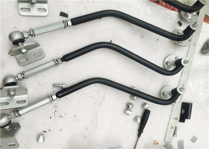 Air Resources Driving Bus Door Opening Mechanism , Outswing Long Bus Door Systems