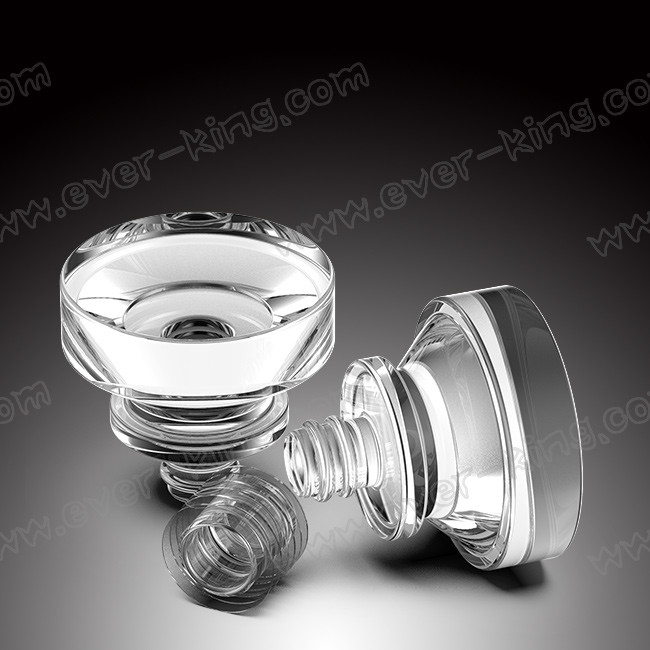 Clear Oval Empty Whiskey Glass Bottles 750ML