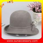 T2991236 Sun Accessory customized winner fashion 100% wool felt cloche hats,