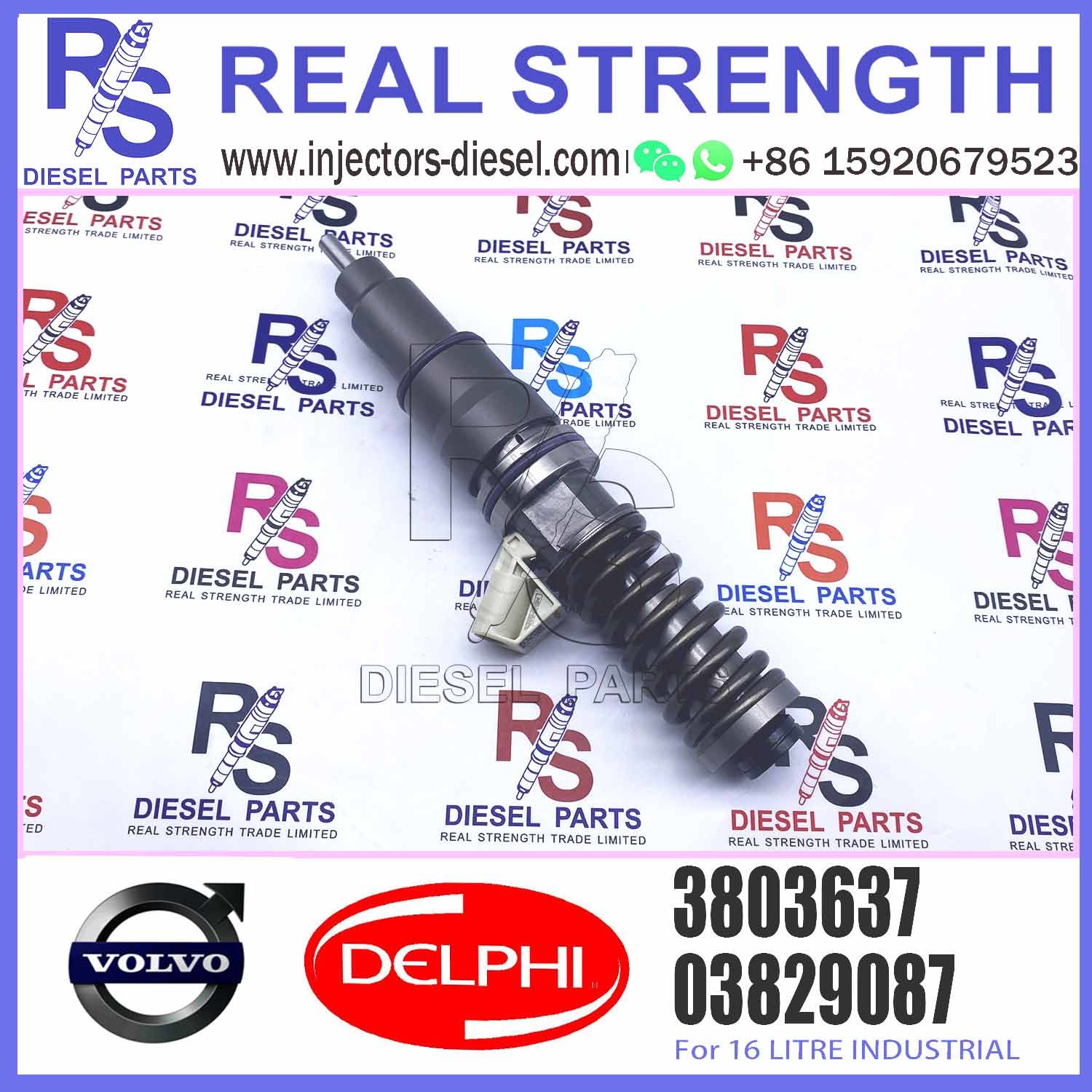 Common Rail Injector 3803637 20430583 21582096 HRE115 Fuel Injector For Renault Truck Lander 440.18 440.19 440.26 440.32